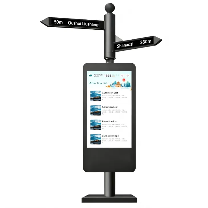 Interaktivt digitalt skiltsystem